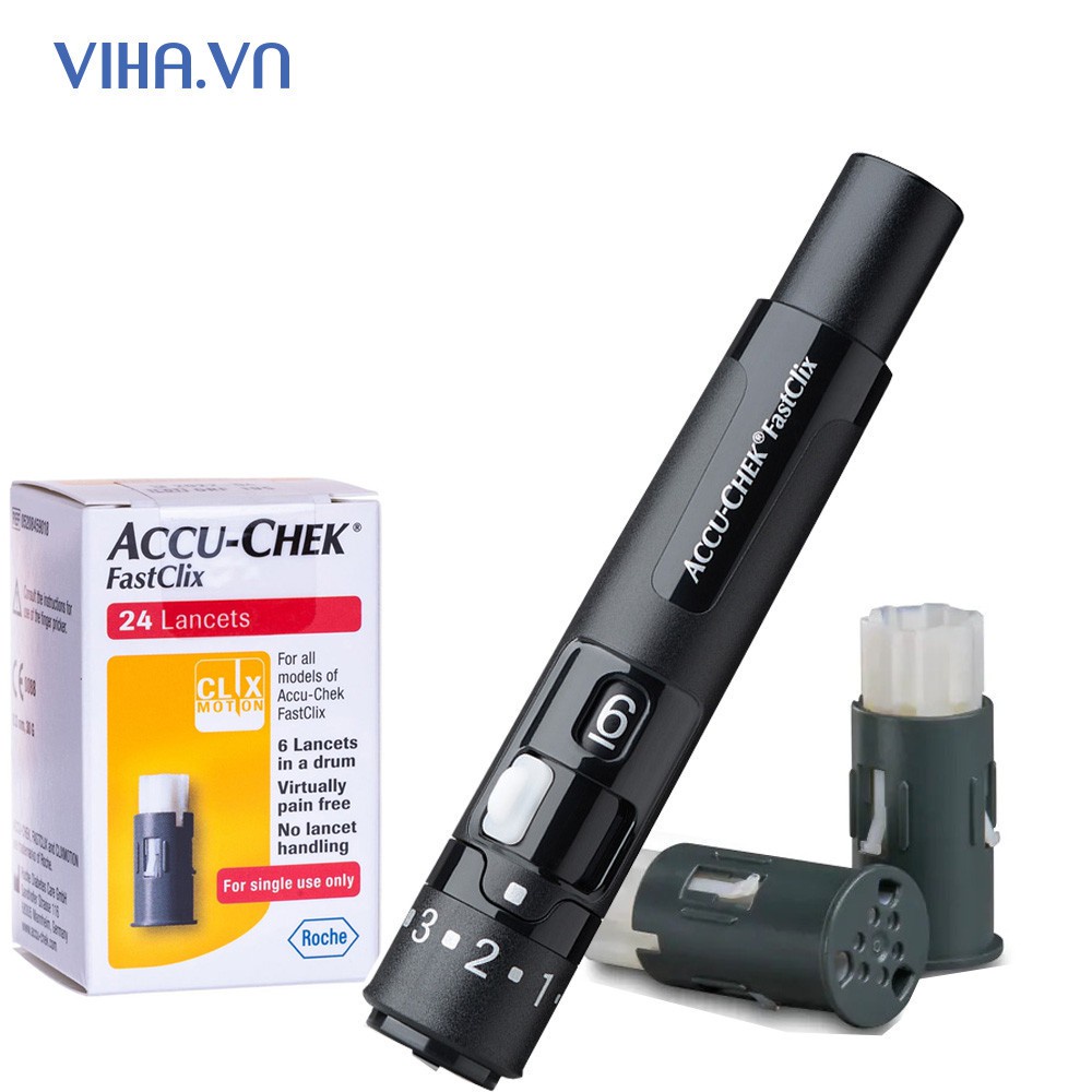 Kim Thử Đường Huyết Accu-chek Fastclix (24 Kim)