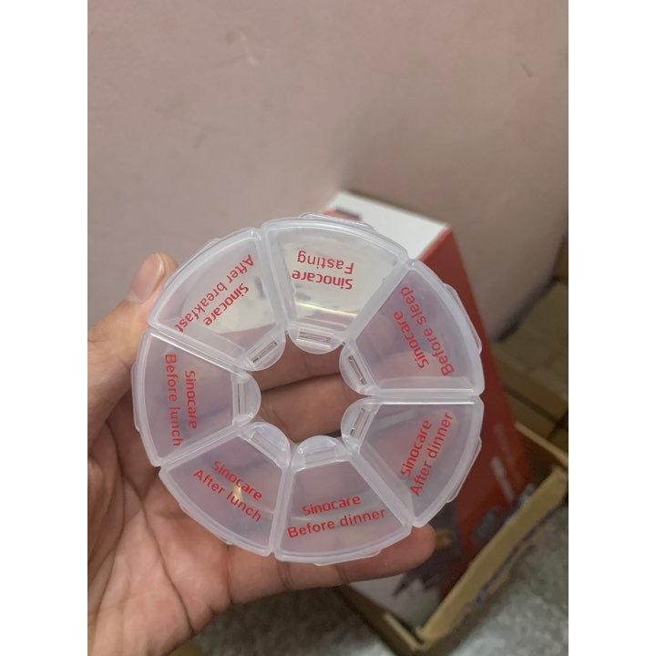 Hộp Chia Thuốc Sinocare Tròn 7 Ngăn