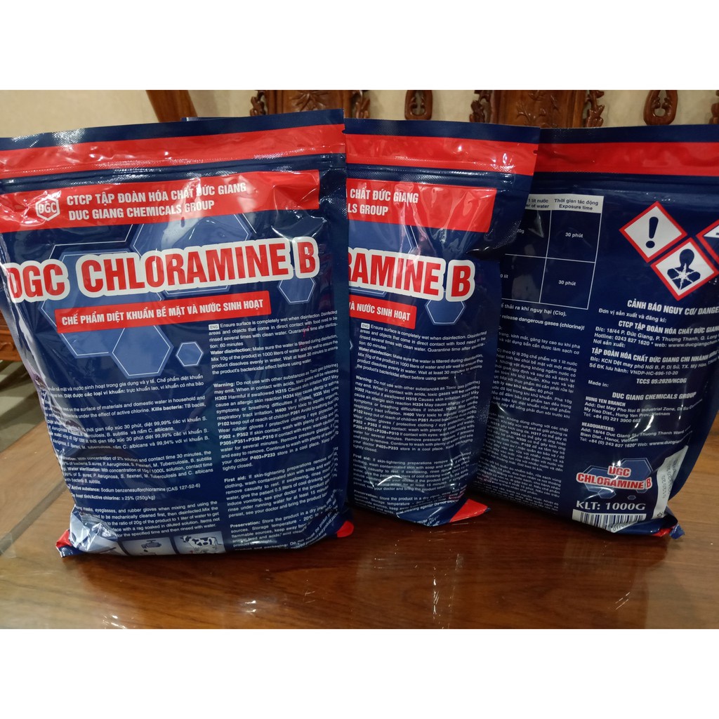 Bột Khử Trùng Diệt Khuẩn Cloramin B DGC Chloramine B