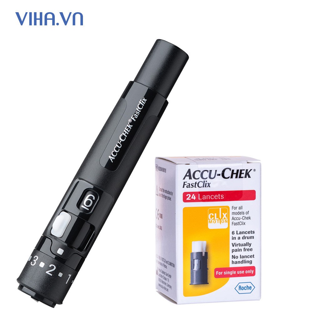 Kim Thử Đường Huyết Accu-chek Fastclix (24 Kim)