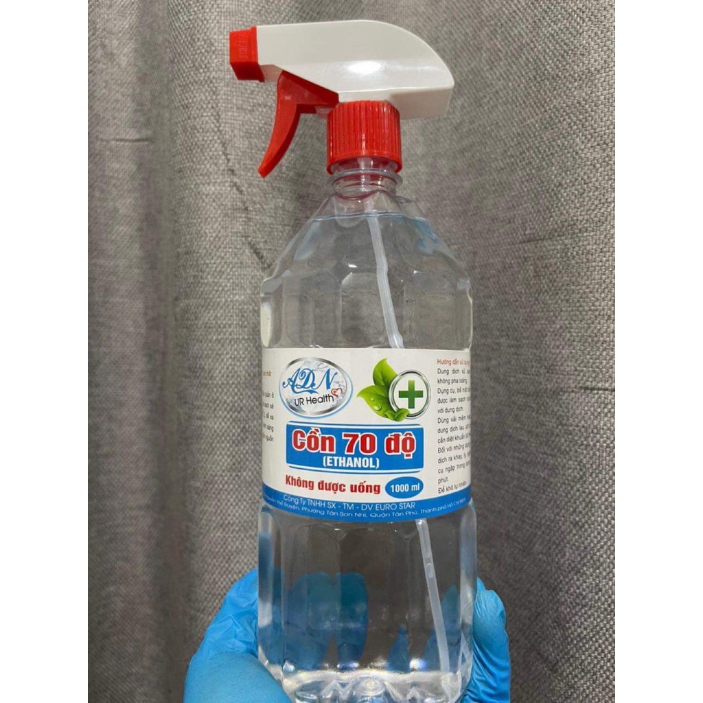 Cồn Sát Trùng Y Tế ADN (Có Vòi Xịt)