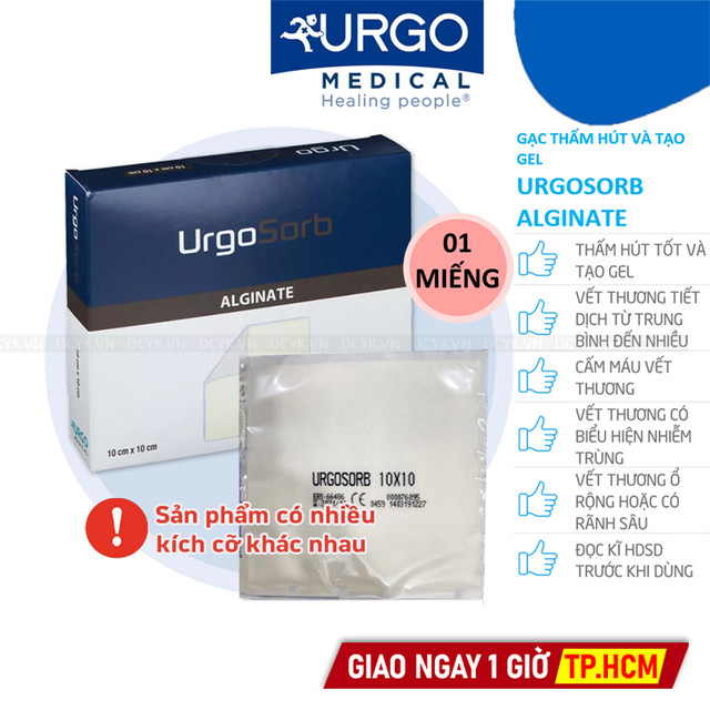 Băng Gạc Hút Dịch Dạng Miếng Urgo URGOSORB