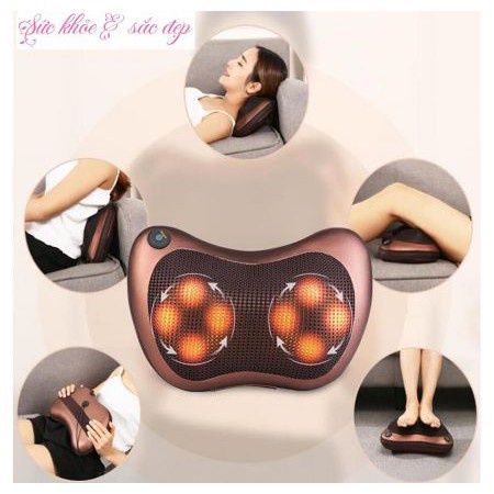 Gối Massage Hồng Ngoại MAGIC PL-819 (6 Bi)