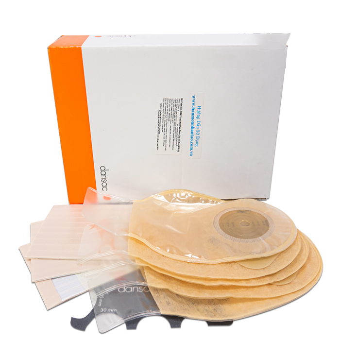 Túi Hậu Môn Nhân Tạo 1 Mảnh Dành Cho Trẻ Em Dansac Nova 818-10 (Kẹp Mềm)