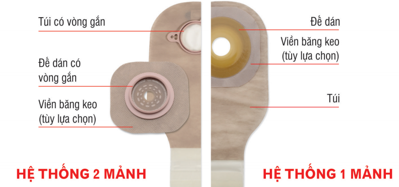 Túi Hậu Môn Nhân Tạo 2 Mảnh Hollister 18192 18193 18194 (Trong, Lọc Khí, Khóa Cuốn)