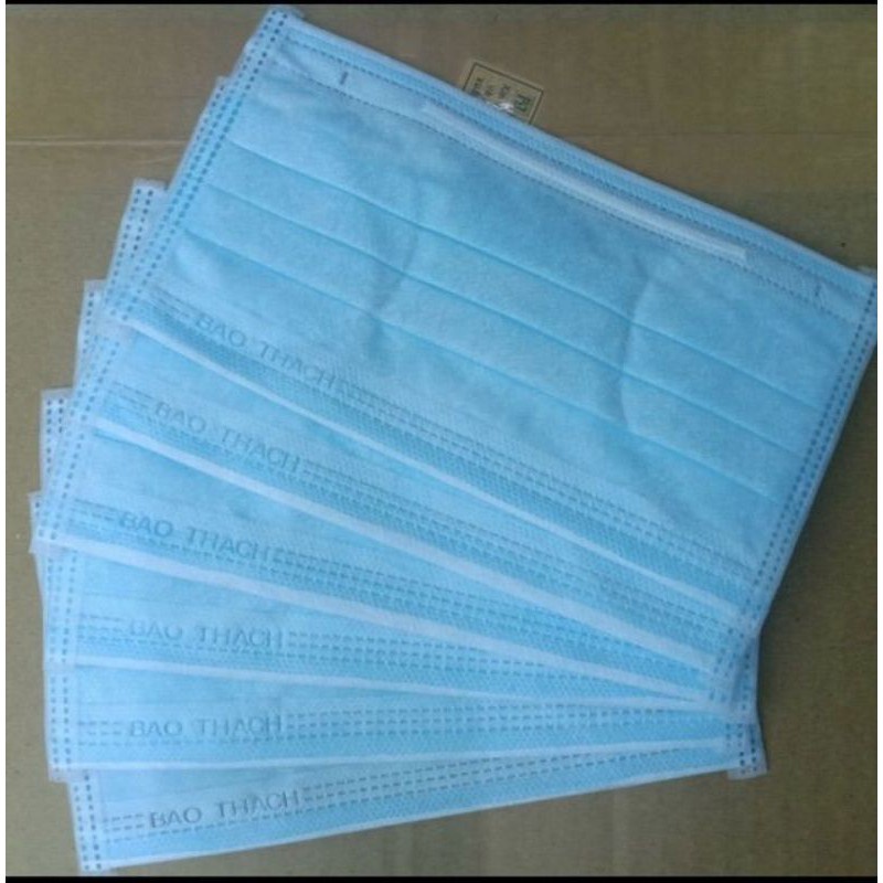 Khẩu Trang Y Tế Bảo Thạch (Hộp 50 Cái - 3 Lớp)