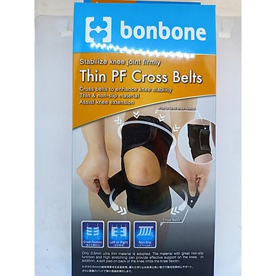 Đai Đầu Gối Bonbone Thin PF Cross Belt - Made in Japan
