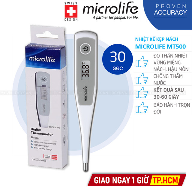 Nhiệt Kế Điện Tử Dạng Bút Microlife MT500 (MT 500)