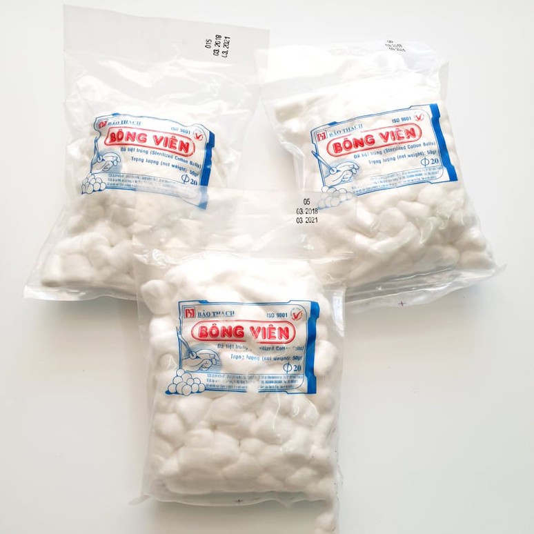 Bông Gòn Viên Bảo Thạch (Bịch nhỏ)