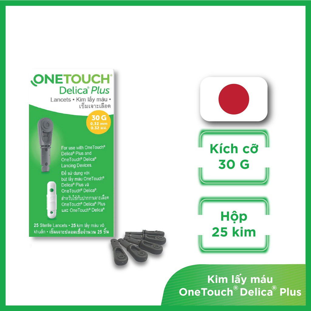 Kim Thử Đường Huyết OneTouch Delica Plus
