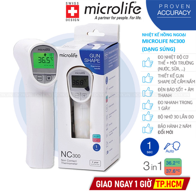 Nhiệt Kế Hồng Ngoại Microlife NC300