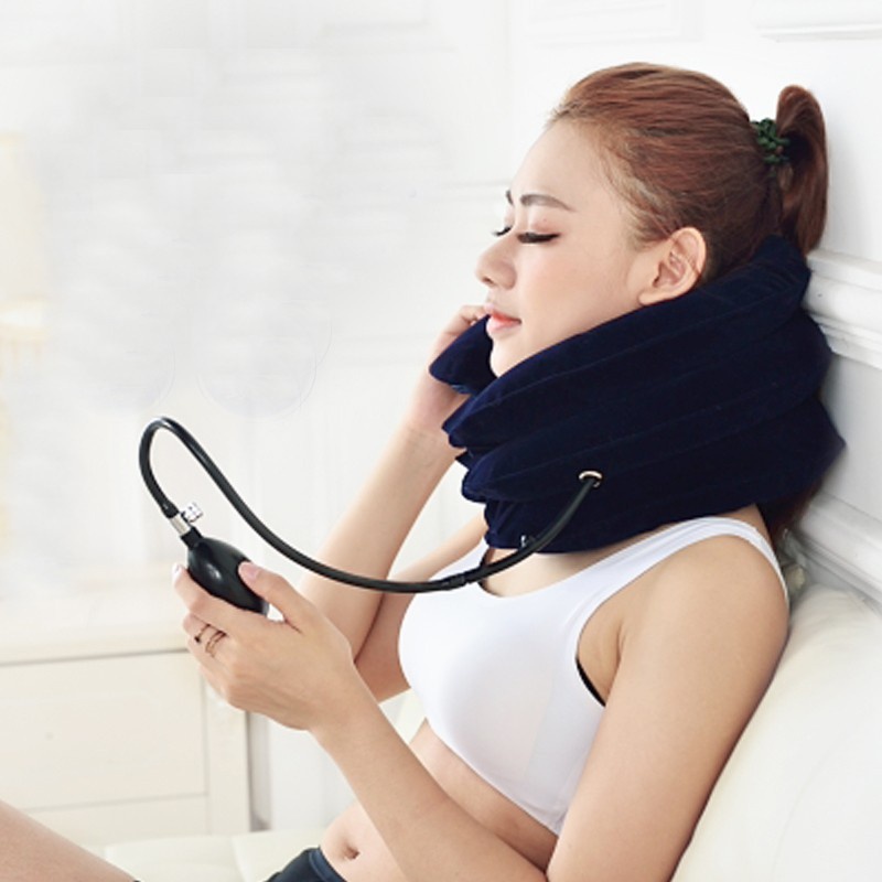 Gối Hơi Ba Tầng Kéo Cổ Lucass (USA)