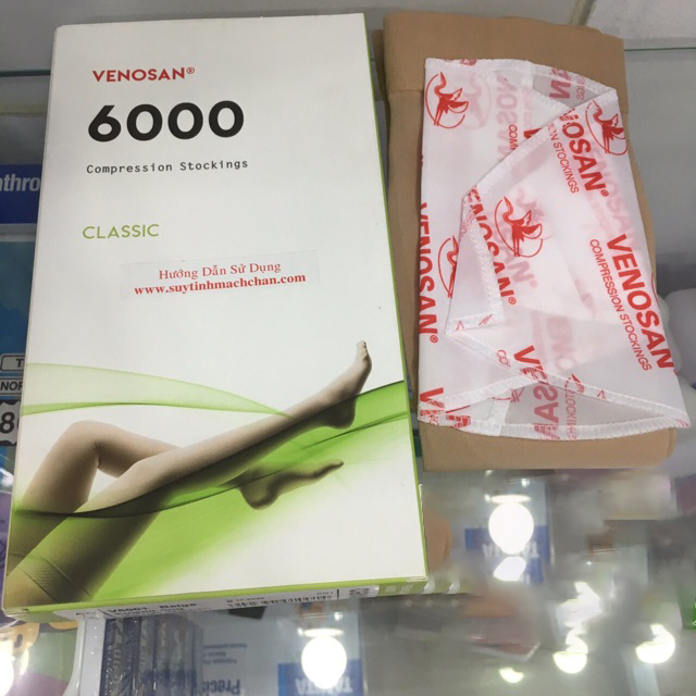 Vớ Y Khoa Venosan 6000 (Màu Da - Hở Ngón)