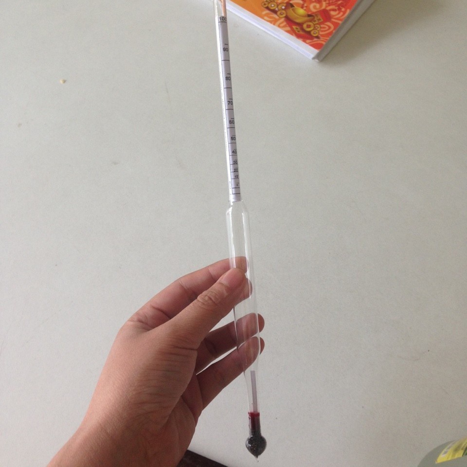 Dụng Cụ Đo Nồng Độ Cồn (Cồn Kế, Tửu Kế) Trung Quốc