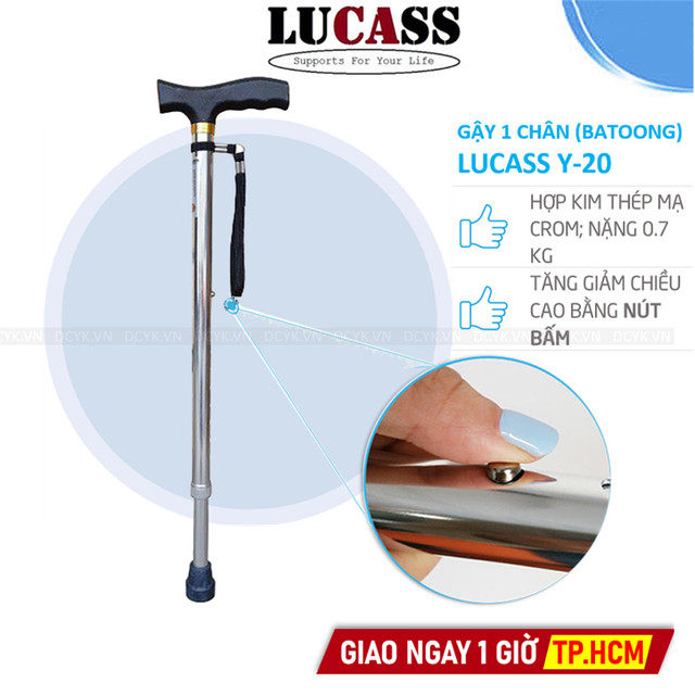 Gậy 1 Chân Thẳng (Batoong) Lucass Y-20 (Y20)