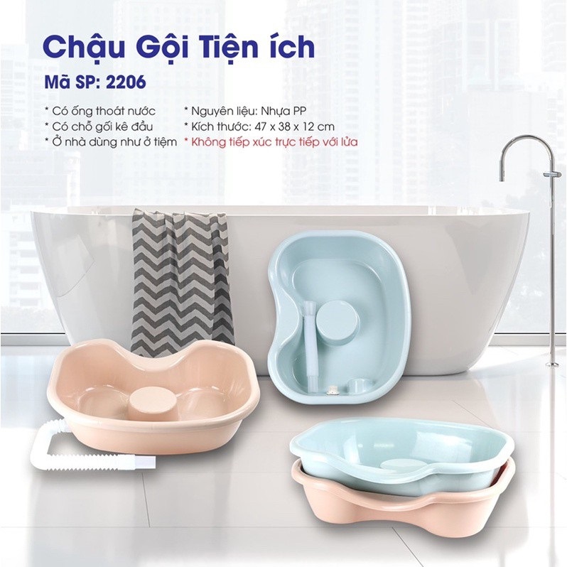 Chậu Gội Đầu Tại Giường Việt Nhật 2206