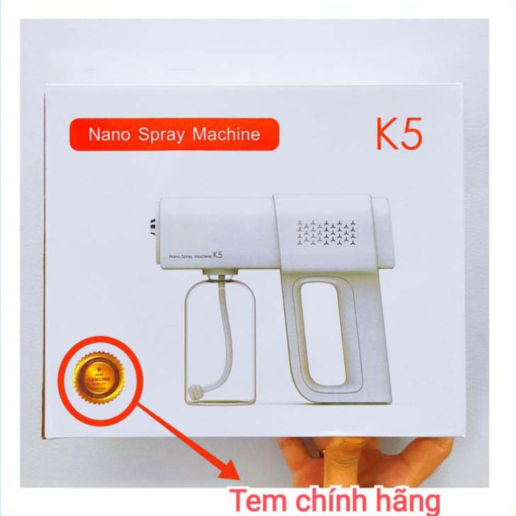 Máy Phun Sương Nano Khử Khuẩn Cầm Tay K5 Atomizer