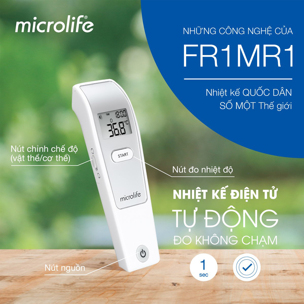 Nhiệt Kế Hồng Ngoại Microlife FR1MF1