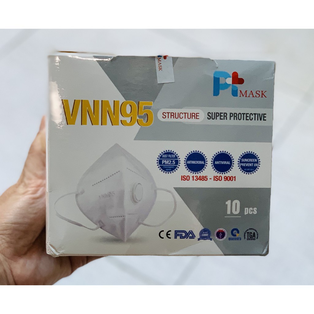 Khẩu Trang 3D PT Mask VNN95 (Có Van)