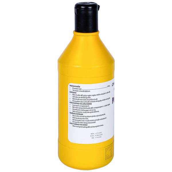 Dung Dịch Sát Khuẩn Povidine 10% (Chai Lớn)