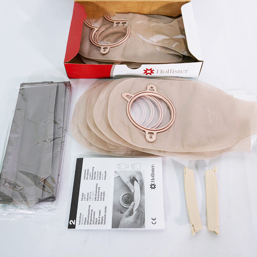 Túi Hậu Môn Nhân Tạo 2 Mảnh Hollister 18102 18103 18104 (Trong, Dùng Kẹp)