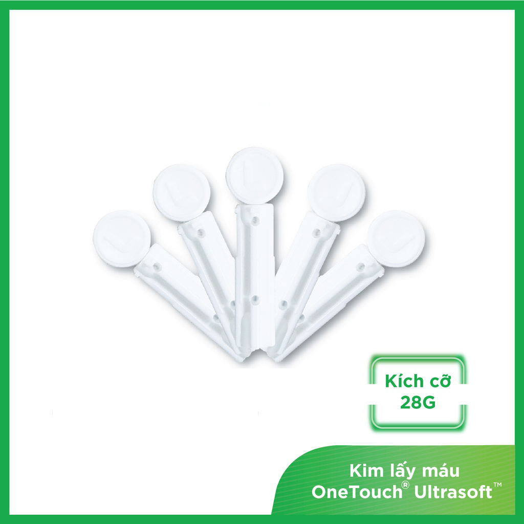 Kim Thử Đường Huyết Onetouch UltraSoft Lancets (Ultra Soft)