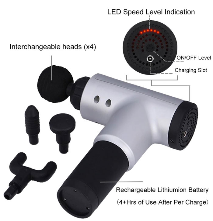 Súng Massage Fascial Gun KH-320 GB-820