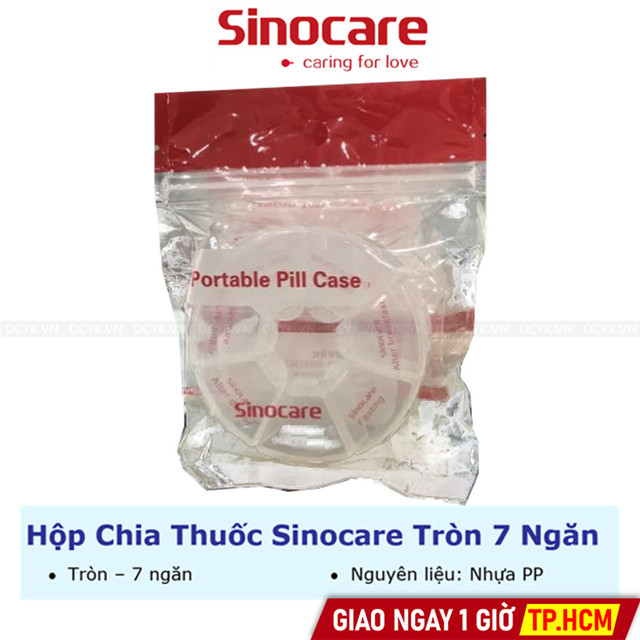 Hộp Chia Thuốc Sinocare Tròn 7 Ngăn