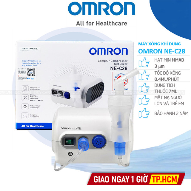 Máy Xông Khí Dung Mũi Họng Omron NE-C28