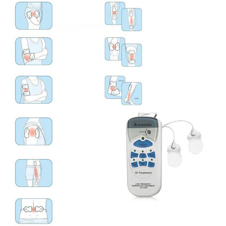 Máy Massage Xung Điện Aukewel AK-2000 (4 Miếng Dán)