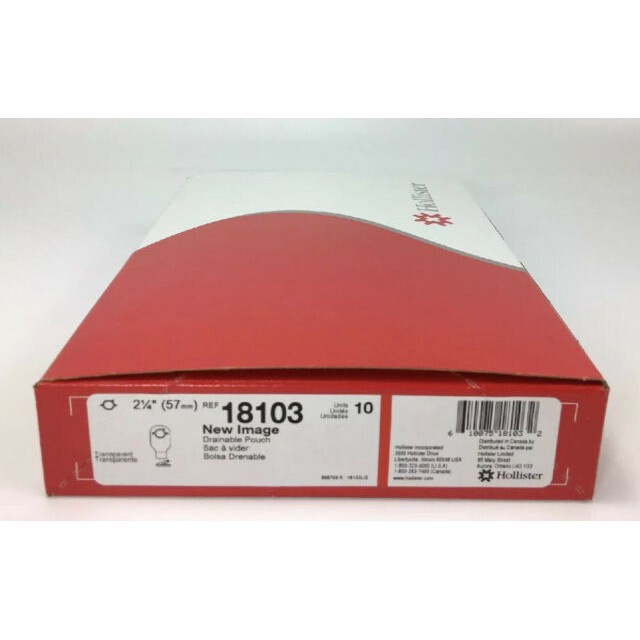 Túi Hậu Môn Nhân Tạo 2 Mảnh Hollister 18102 18103 18104 (Trong, Dùng Kẹp)