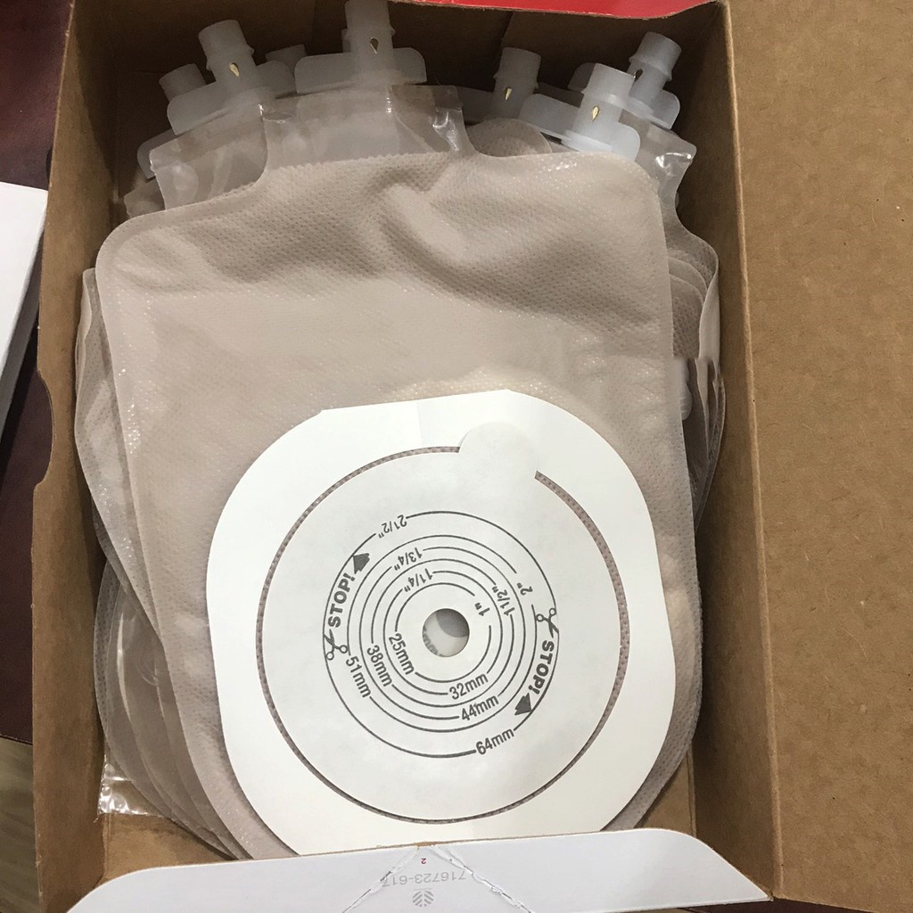 Túi Nước Tiểu Hậu Môn Nhân Tạo 1 Mảnh Hollister 8460 (Đế Bằng)