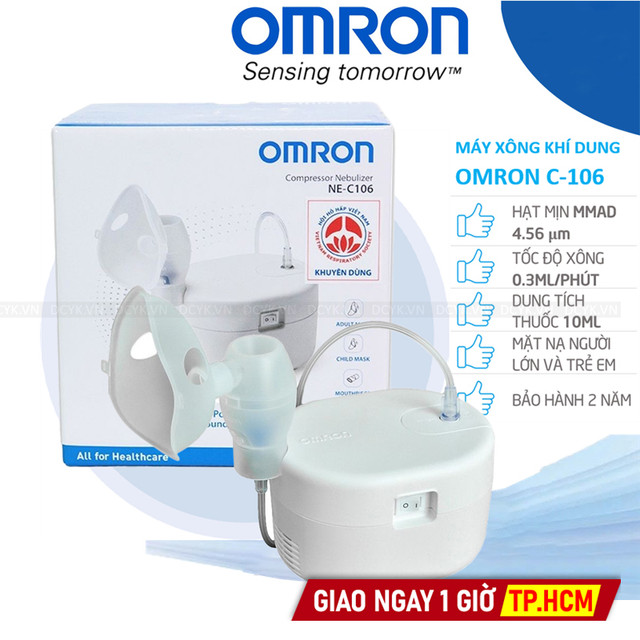 Máy Xông Khí Dung Mũi Họng Omron NE-C106