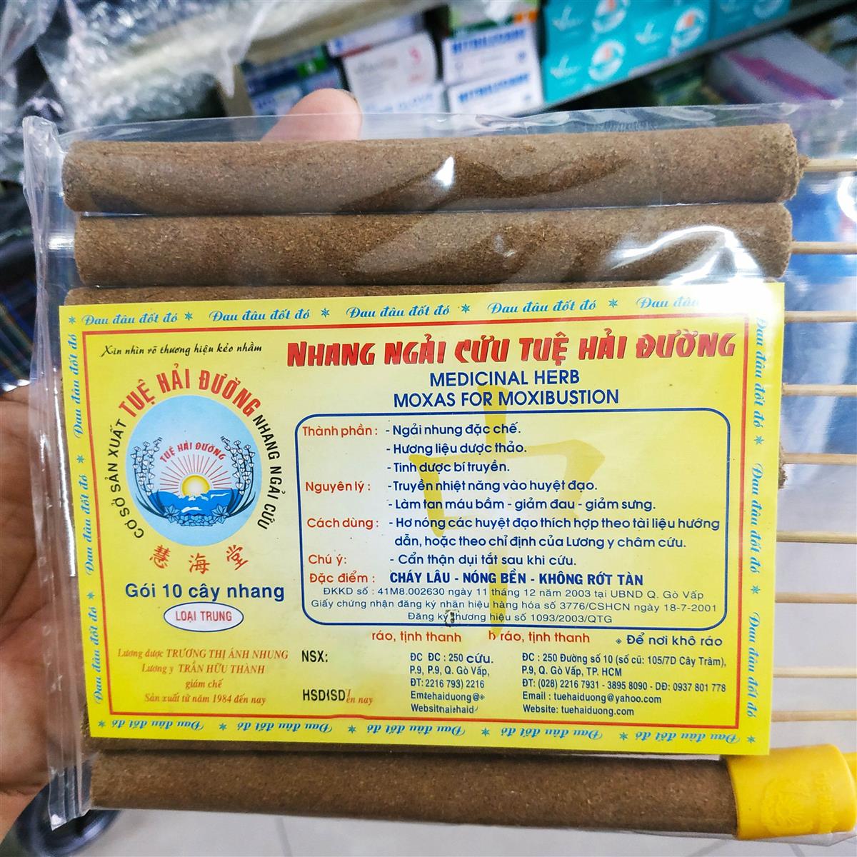 Nhang Ngải Cứu Tuệ Hải Đường