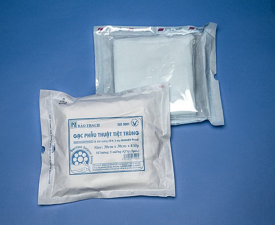 Gạc Phẫu Thuật Lớn Bảo Thạch (Gói 5 Miếng)