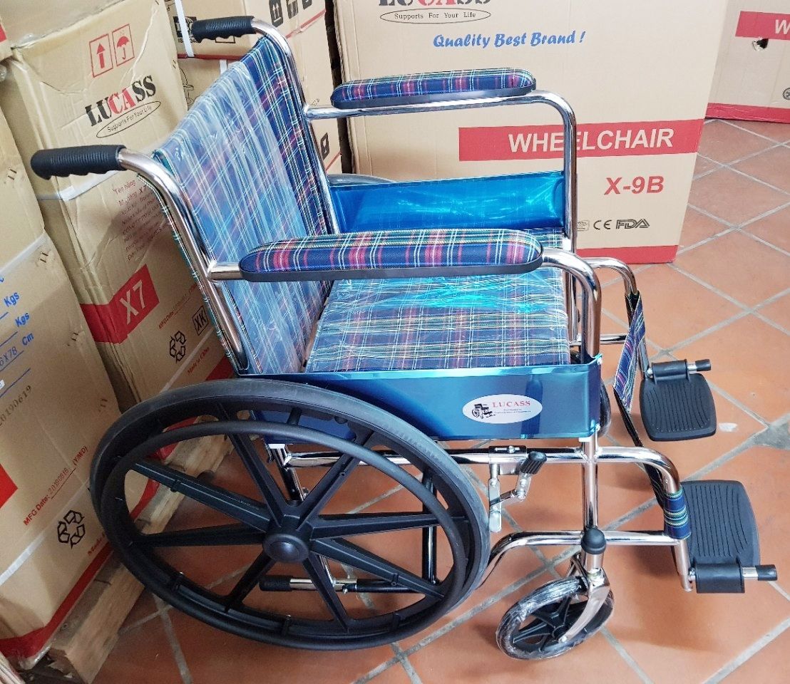 Xe Lăn Tay Vải Ca-rô, Bánh Mâm Lucass X-9B (X9B)