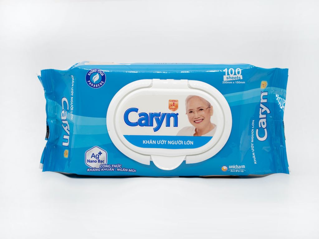 Khăn Ướt Người Lớn Caryn (100 Miếng)