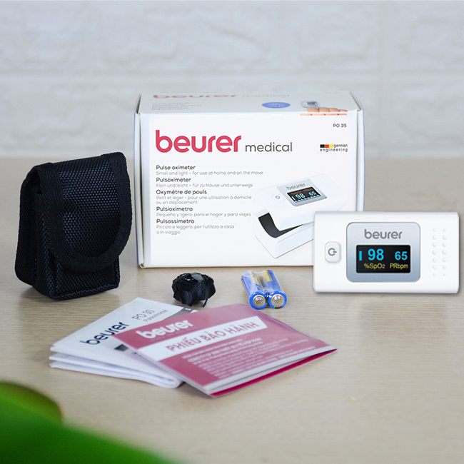 Máy Đo Nồng Độ Oxy SPO2 Và Nhịp Tim Beurer PO35 (PO-35)