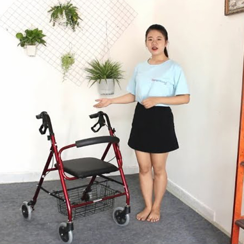 Xe Tập Đi 4 Bánh, Có Ghế, Thắng Tay, Giỏ Đựng Lucass W-14 (W14)