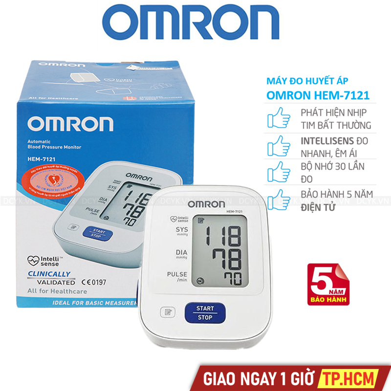Máy Đo Huyết Áp Bắp Tay Omron HEM-7121