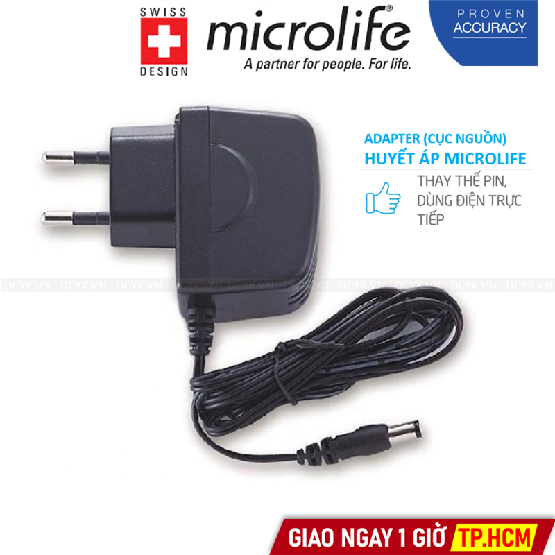 Bộ Đổi Điện Huyết Áp (Adapter, Cục Nguồn) Microlife