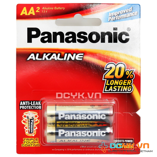 Pin Tiểu Panasonic Alkaline (Vỉ 2 Viên)