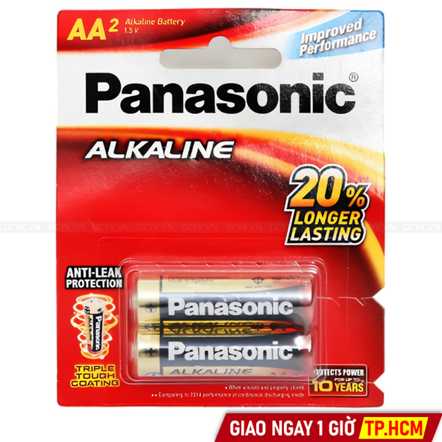 Pin Tiểu Panasonic Alkaline (Vỉ 2 Viên)