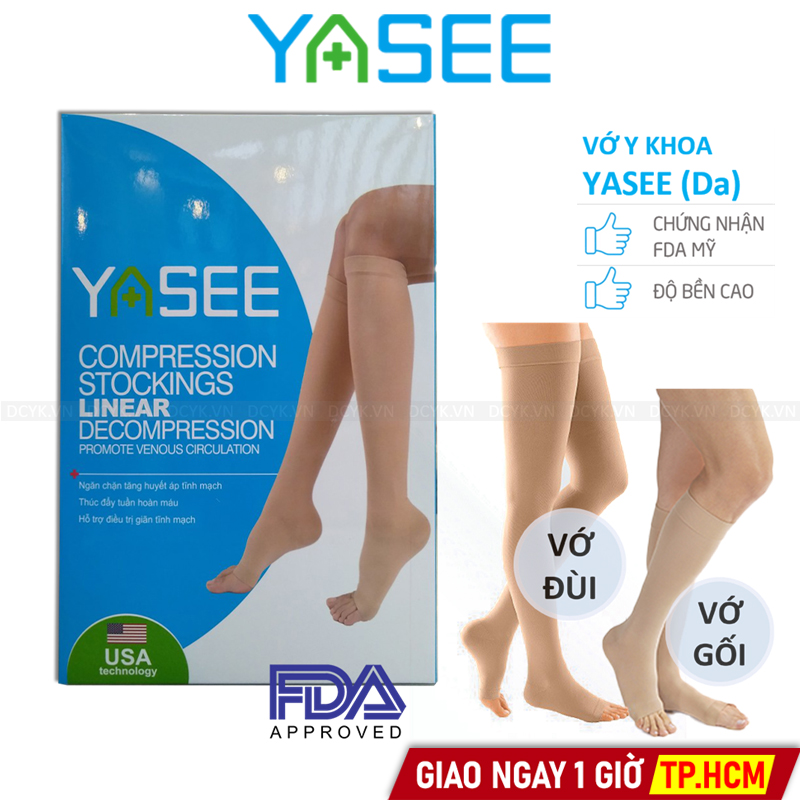 Vớ Y Khoa Yasee (Màu Da, Hở Ngón)