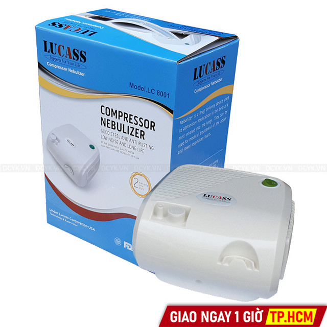 Máy Xông Khí Dung Mũi Họng Lucass LC-8001 (LC 8001)