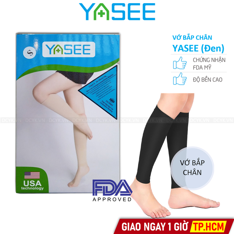 Vớ Y Khoa Bắp Chân Yasee (Màu Đen)