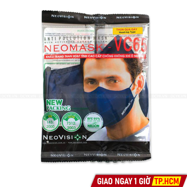 Khẩu Trang Vải Neomask VC65 (Than Hoạt Tính)
