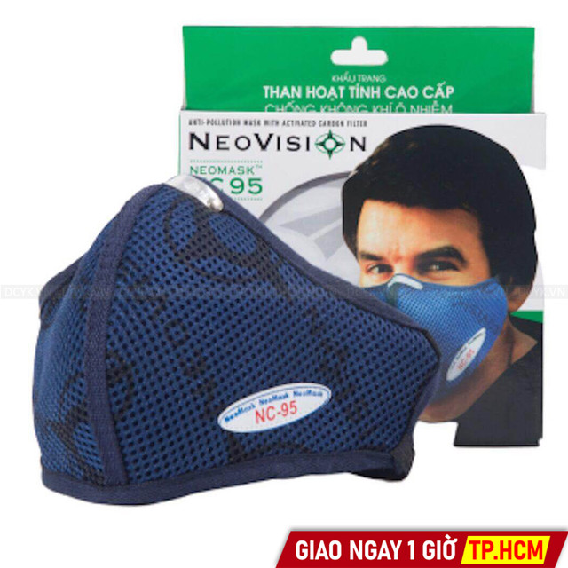 Khẩu Trang Vải Neovision NC95 Lọc bụi mịn và Vi khuẩn đến 95%