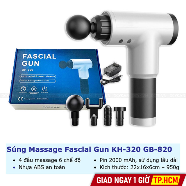 Súng Massage Fascial Gun KH-320 GB-820