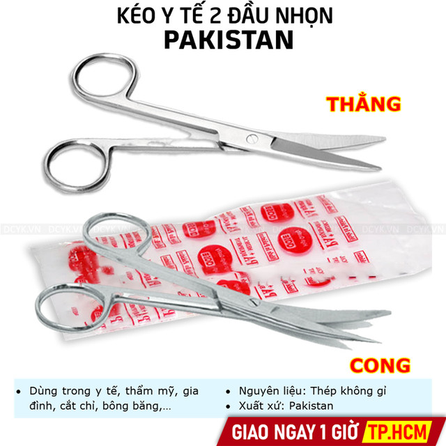 Kéo Y Tế (Đầu Nhọn) Pakistan